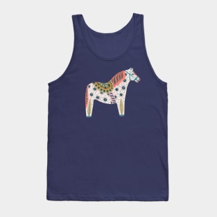 Dalecarlia Horse white Tank Top